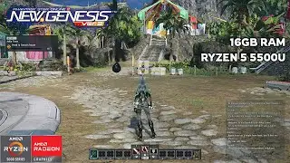 PHANTASY STAR ONLINE 2 NEW GENESIS - RYZEN 5 5500U - 16GB RAM - VEGA 7