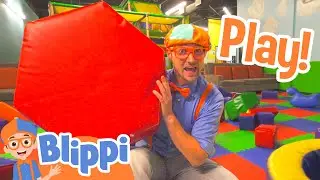 Blippi Visits an Indoor Playground (Kids Club) | Blippi Full Episodes | Educational Videos for Kids