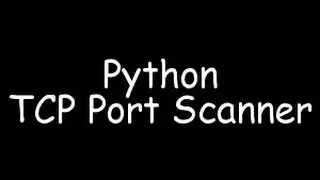 Python TCP Scanner
