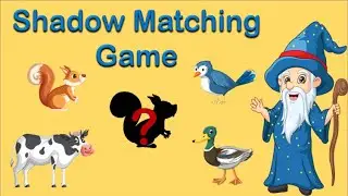 Shadow Matching | Animals for Kids | Matching Game | Preschool Games | Animal Quiz