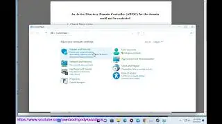Fix An Active Directory Domain Controller (AD DC) for the domain could not be contacted on Windows