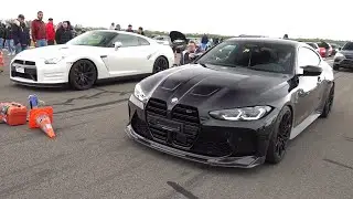 780HP BMW M4 G82 HPT vs 600HP Nissan GT-R R35 SMP