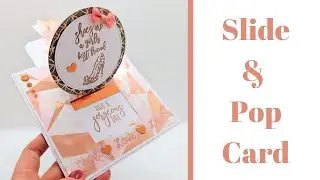 Pop Up Slider Card | T-Slide Card | Slide & Pop Card