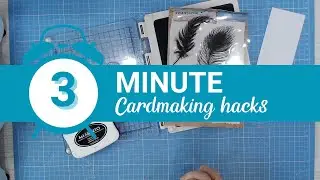 3 Minute Cardmaking Hack - Reflection Stamping