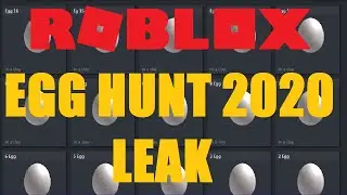 ROBLOX EGG HUNT 2020 LEAKS!