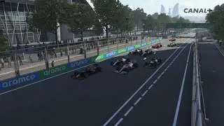 F1 2020 Wacky races #1 :  Grosjean bad race day