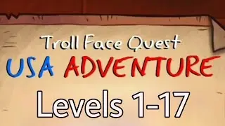 Troll Face Quest USA Adventure PERFECT Walktrough | Levels 1-17