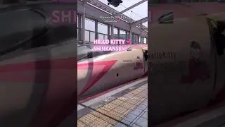 Hello Kitty Shinkansen 😻💞 #osaka #japan