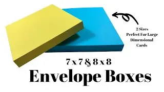 Large Envelope Boxes for Cardmaking 7