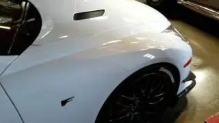 Lexus LFA Nurburgring edition.  Whitest white with red interior
