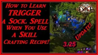 Path of Exile 3.25 -  How to get - Trigger a Socketed Spell when you Use a Skill - Recipe