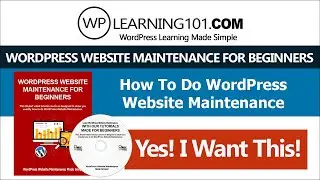 WordPress Website Maintenance Tutorial Videos Made For Beginners (Step By Step)