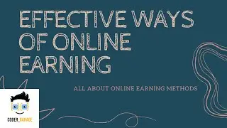 Most effective ways of online earning - A separate playlist.