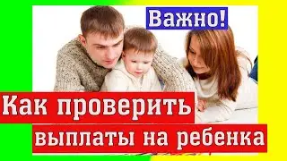 Как проверить свои выплаты на ребенка. Пошаговая инструкция.