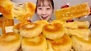 ASMR Cheese Potato Mochi【Mukbang/ Eating Sounds】【English subtitles】