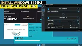 Install Windows 11 24H2 8GB flash disk