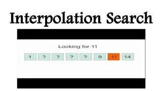 Interpolation Search algorithm (with Example & CODE)