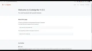 CodeIgniter Installation Linux