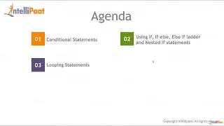 LM5   Agenda Conditional And Looping Statements