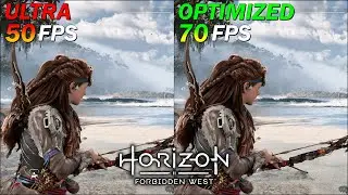 Horizon Forbidden West Ultra VS Optimized | RTX 3080 | 4K 1440p Ultrawide DLAA DLSS