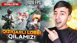 QIZIQARLI LOBBI QILAMIZ - 120 FPSda 🔥 PUBG MOBILE!!!