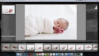 Editing a Newborn in Lightroom with the Bella Baby Workflow