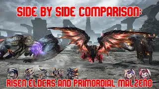 EVERY Risen Elders and Primordial Malzeno Side by side comparison: Sunbreak Final Bonus Update TU6