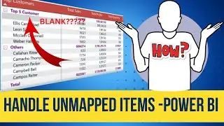 HANDLE INVALID RELATIONSHIPS IN POWER BI | REPLACE UNMAPPED ITEMS WITH OTHERS