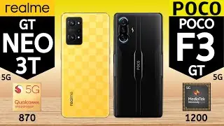 Realme GT Neo 3T VS Poco F3 GT | Comparison | TechSpecs Mobile