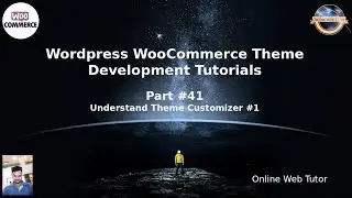 Wordpress WooCommerce Theme Development Tutorials #41 Understand Theme Customizer #1