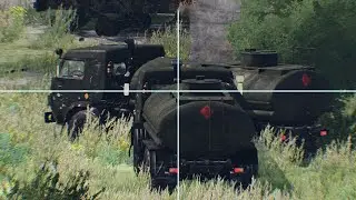 Ukrainian Forces Destroy Fuel Trucks Near Kursk Air Base to Prevent Su-57s Takeoff - Arma 3