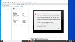 HOW TO ENABLE Intel VT x,Failed to start VMware Workstation Virtual Machine
