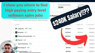 How to find the highest paying software sales jobs