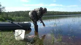 ТРИ ДНЯ В ТАЙГЕ / ЛОВЛЯ ЩУКИ НА КРУЖКИ / РЫБАЛКА НА СПИННИНГ / ТАЕЖНАЯ ИЗБА / КАРЕЛИЯ / часть 2