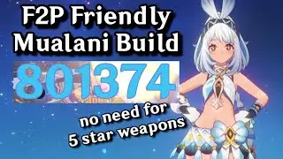 F2P Mualani Build! Her Damage Is JAW DROPPING! | Genshin Impact