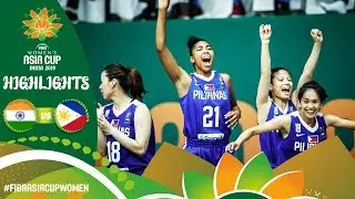 India v Philippines | Highlights | FIBA Womens Asia Cup 2019