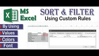 How to sort and filter data in MS Excel | Excel Tutorial