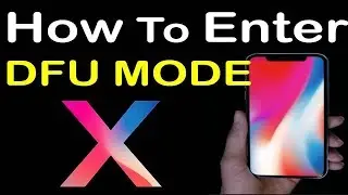 Entering DFU mode iPhone X Tips: How to Put iPhone 10 into DFU Mode Without Home Button iOS 11 Guide