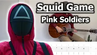 Squid Game - Pink Soldiers | Guitar Tabs Tutorial