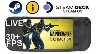 Rainbow Six Extraction its now playable on Steam Deck/OS in 800p 30+Fps (Live)