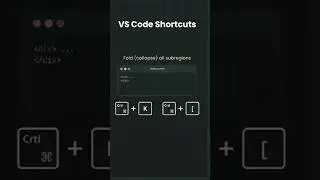 Vs Code Shortcuts #vscode #tricks #coding #webdesign #webdevelopment #programming #viral #shortsfeed