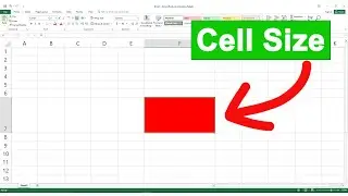 Change Cell size in Excel