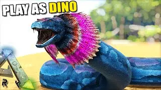 THE SNAKE HAS AN UPDATE | PLAY AS DINO | ARK SURVIVAL EVOLVED
