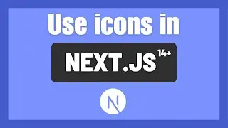 How to use icons in Next js 14?