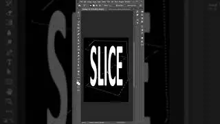 Manipulate Text With Slice in Photoshop And Give Effect 