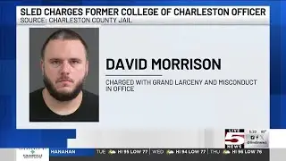 VIDEO: Former College of Charleston cop accused of taking thousands of dollars from arrest