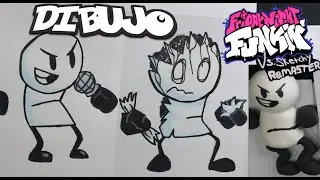 COMO DIBUJAR A Sketchy DE FRIDAY NIGHT FUNKI | FÁCIL | PASO A PASO | how to draw Sketchy| REMASTERED