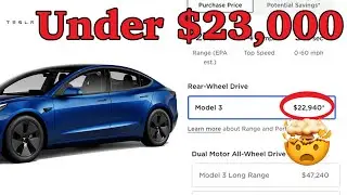 BREAKING: Own a Tesla Model 3 for Less than $23,000!!! | Latest Price Cut for Model 3 Highland Room