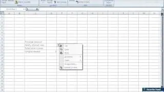 Add scroll bar on an Excel worksheet