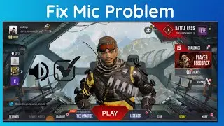 How to fix mic Problem in apex legends Mobile | Apex mobile mic not working problem